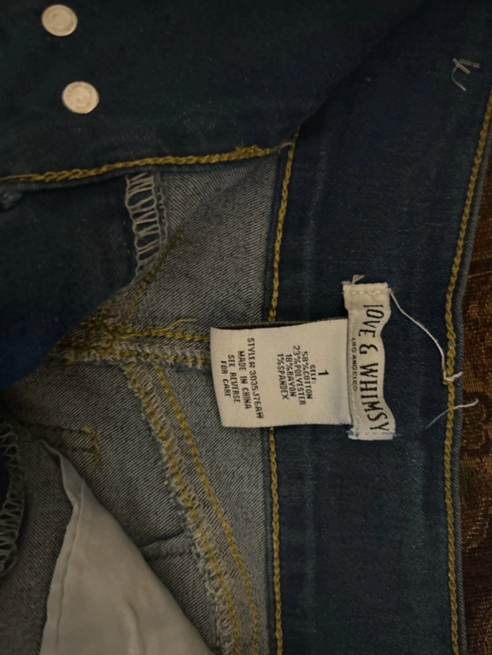 Dark Blue Denim flared  Jeans